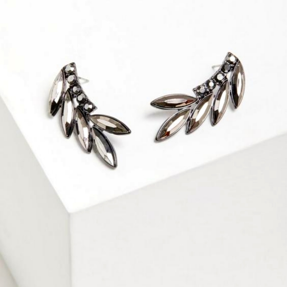 Torrid Rhinestone Crawler Earrings - Picture 2 of 3